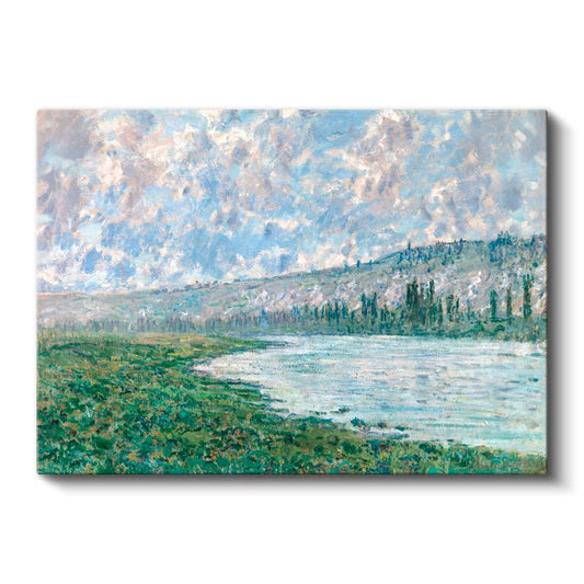 Claude Monet - Seine Nehri Manzarası Kanvas Tablo