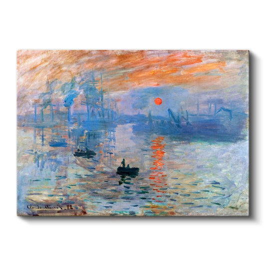 Claude Monet - İzlenim Gün Doğumu Kanvas Tablo