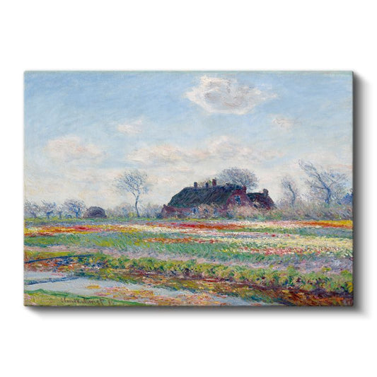Claude Monet - Lale Tarlaları Kanvas Tablo