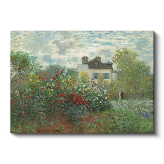 Claude Monet - Sanatçının Bahçesi Kanvas Tablo
