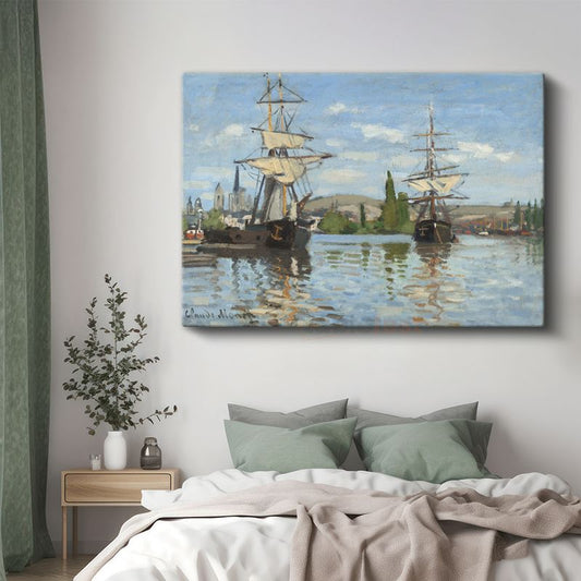 Claude Monet - Gemiler Kanvas Tablo