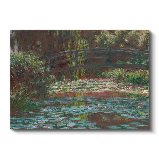 Claude Monet - Nilüferler ve Japon Köprüsü Kanvas Tablo