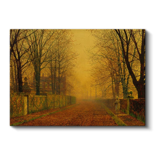 John Atkinson Grimshaw - Sonbahar Yolu Kanvas Tablo