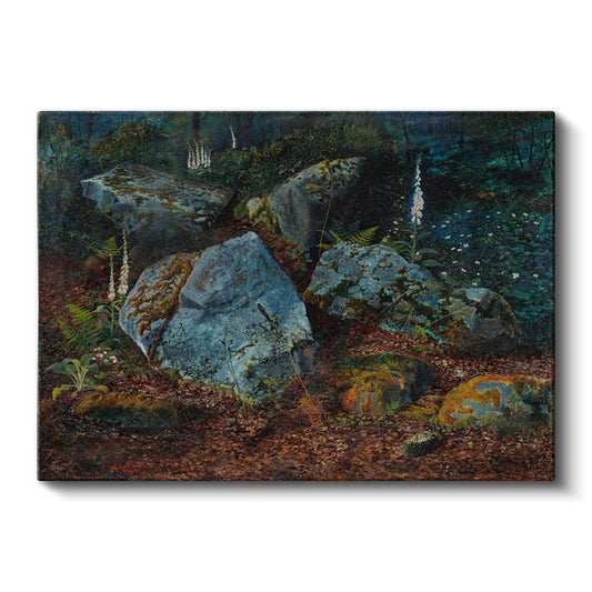John Everett Millais - Orman Taşları Kanvas Tablo