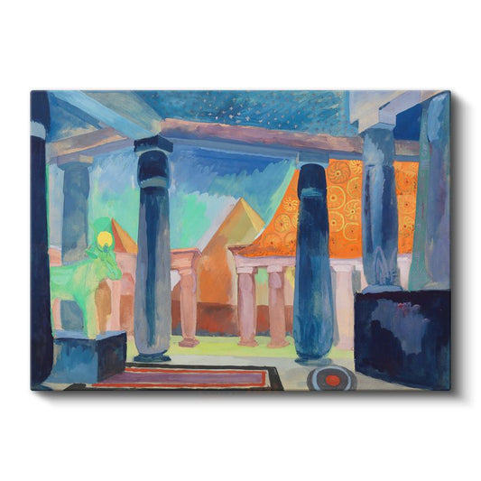 Martiros Saryan - Mısır Tapınağı Kanvas Tablo