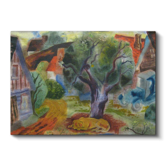 Marc Chagall - Köy Manzarası Kanvas Tablo