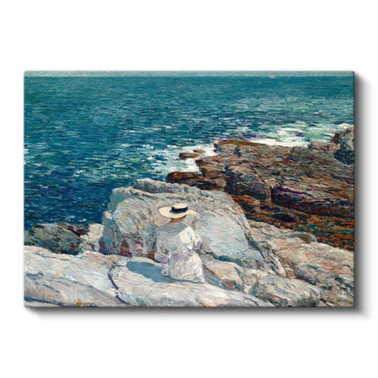 Childe Hassam - Kayalıklarda Yaz Kanvas Tablo