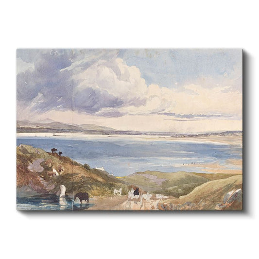 J.M.W. Turner - Kıyı Manzarası Kanvas Tablo