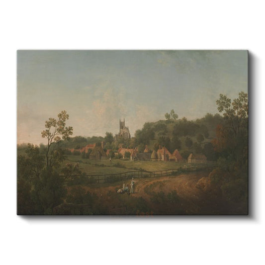 John Constable - İngiliz Kırsal Manzarası Kanvas Tablo