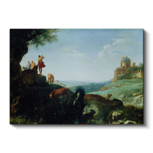 Claude Lorrain - Mitolojik Manzara Kanvas Tablo