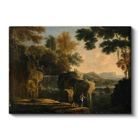 Claude Lorrain - Pastoral Manzara Kanvas Tablo