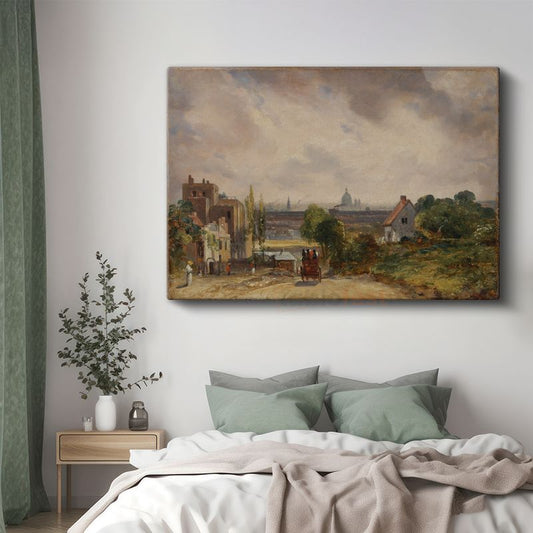 John Constable - Londra Manzarası Kanvas Tablo