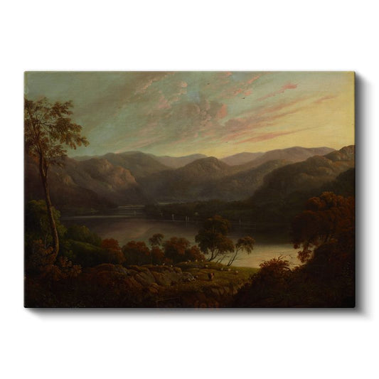 John Constable - Göl Manzarası Kanvas Tablo