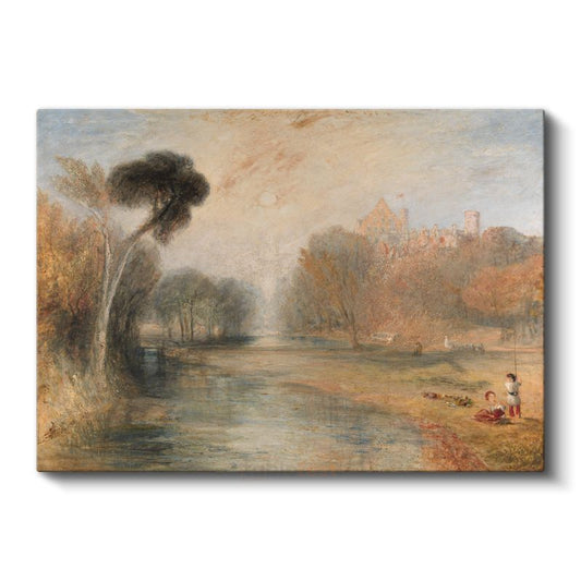 J.M.W. Turner - Nehir Manzarası Kanvas Tablo