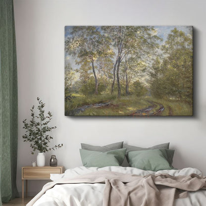 Alfred Sisley - Ağaçlık Patika Kanvas Tablo