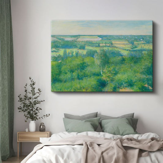 Claude Monet - Yeşil Vadiler Manzarası Kanvas Tablo