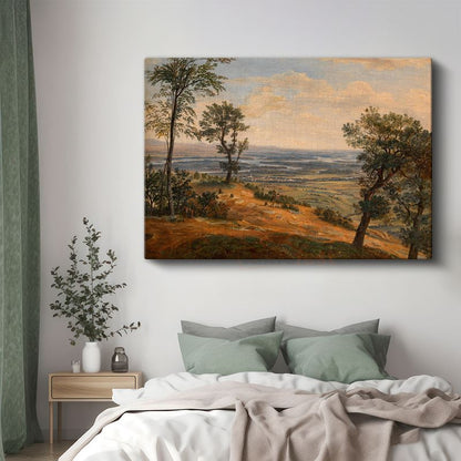 Jacob van Ruisdael - Geniş Ova Manzarası Kanvas Tablo