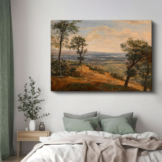 Jacob van Ruisdael - Geniş Ova Manzarası Kanvas Tablo