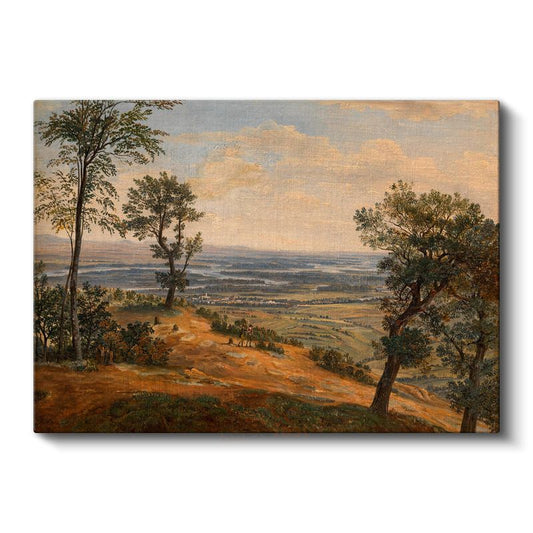 Jacob van Ruisdael - Geniş Ova Manzarası Kanvas Tablo