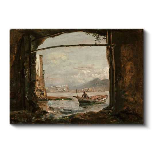 Joseph Mallord William Turner - Mağaradan Deniz Manzarası Kanvas Tablo