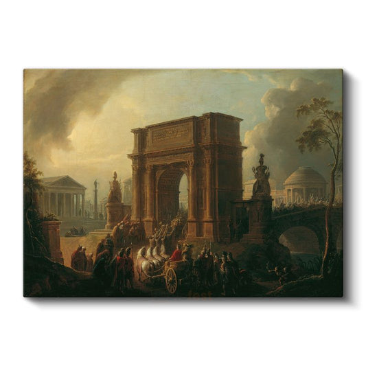 Giovanni Paolo Panini - Roma Zafer Takı Kanvas Tablo