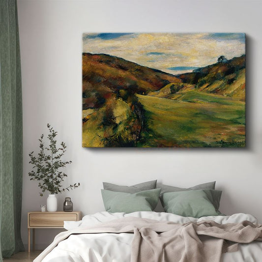 Paul Cézanne - Tepeler Vadisi Kanvas Tablo