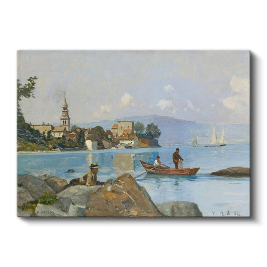 Federico Barocci - Göl Kıyısında Balıkçılar Kanvas Tablo