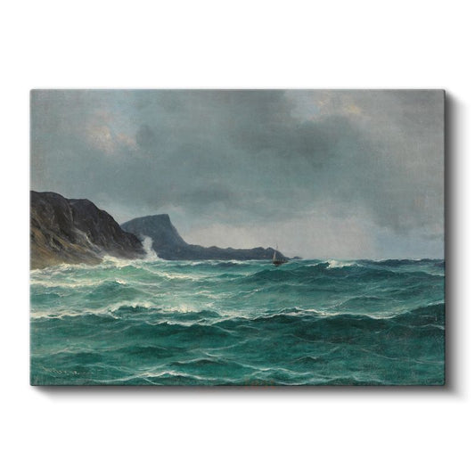 Ivan Aivazovsky - Fırtınalı Deniz Kanvas Tablo