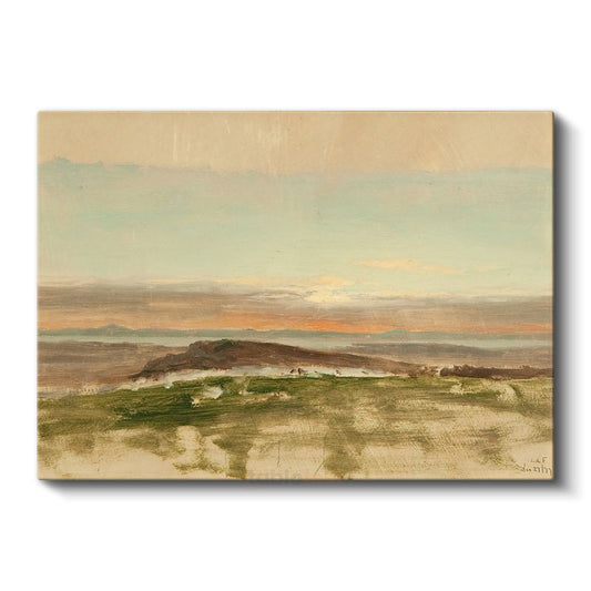 Jean-François Millet - Kır Manzarası Kanvas Tablo