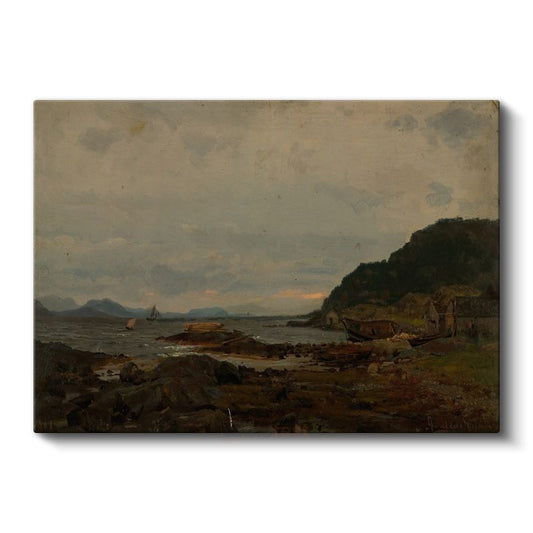 John Constable - Kıyı Manzarası Kanvas Tablo