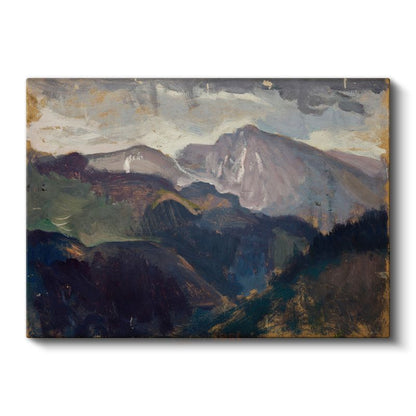 Paul Cézanne - Dağ Manzarası Kanvas Tablo
