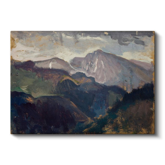 Paul Cézanne - Dağ Manzarası Kanvas Tablo