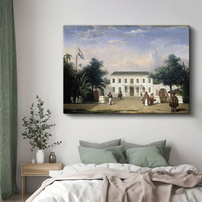 Jean-Léon Gérôme - Sömürge Evi Kanvas Tablo