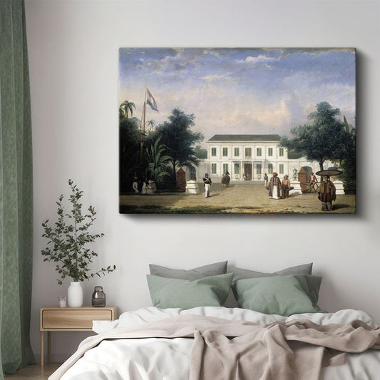 Jean-Léon Gérôme - Sömürge Evi Kanvas Tablo