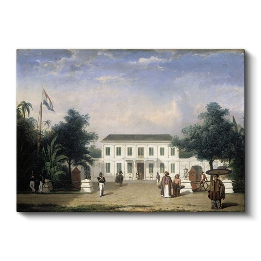 Jean-Léon Gérôme - Sömürge Evi Kanvas Tablo