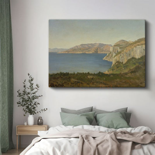 William Turner - Akdeniz Kıyıları Kanvas Tablo