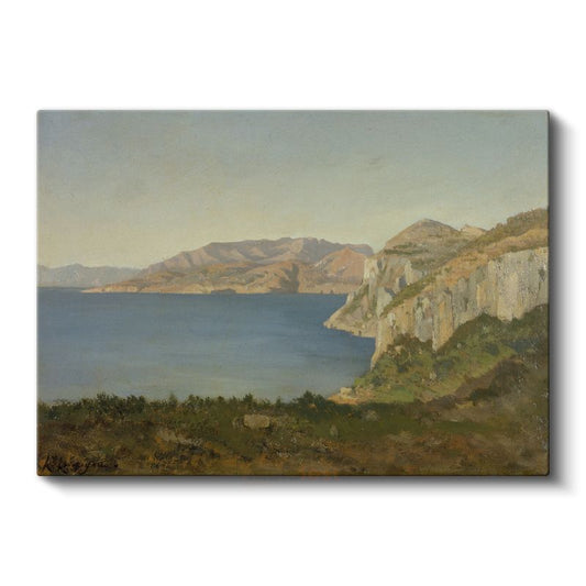 William Turner - Akdeniz Kıyıları Kanvas Tablo
