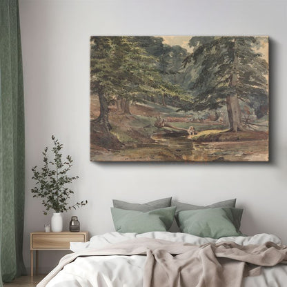 Thomas Gainsborough - Orman Deresi Kanvas Tablo