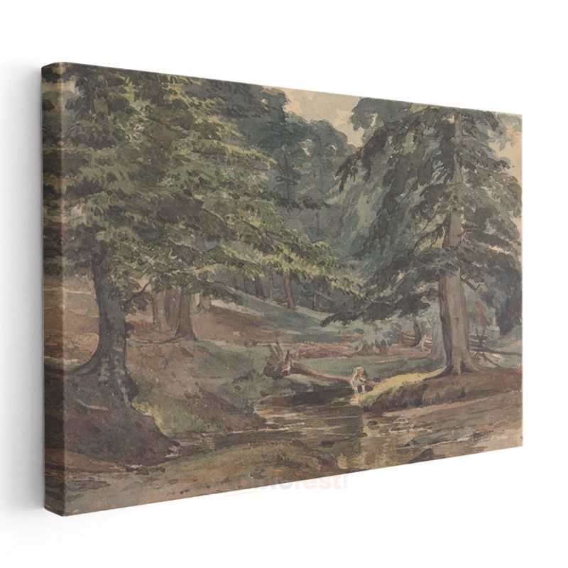 Thomas Gainsborough - Orman Deresi Kanvas Tablo