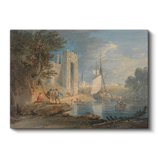 J.M.W. Turner - Kale Limanı Kanvas Tablo