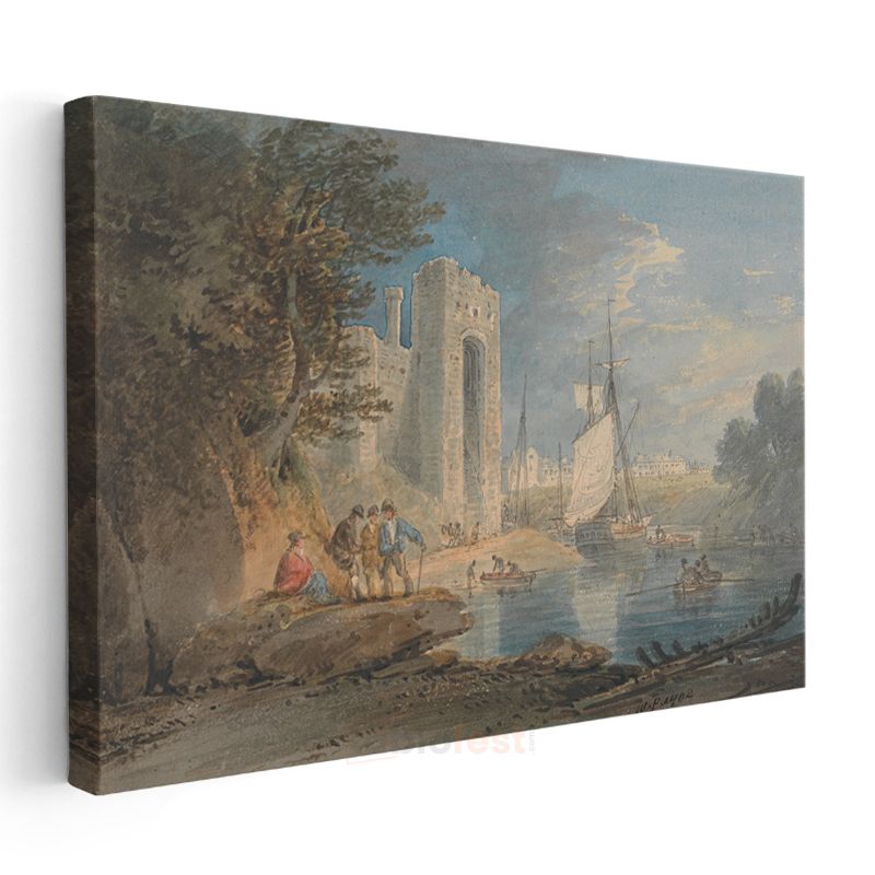 J.M.W. Turner - Kale Limanı Kanvas Tablo