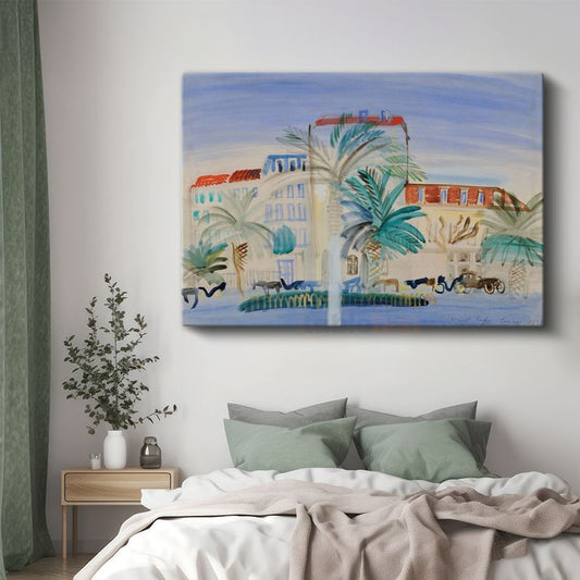 Raoul Dufy - Cannes Manzarası Kanvas Tablo
