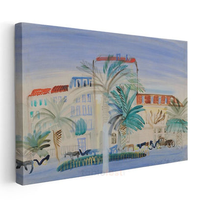 Raoul Dufy - Cannes Manzarası Kanvas Tablo