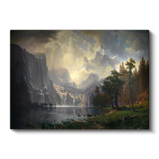 Albert Bierstadt - Sierra Nevada Dağları Kanvas Tablo
