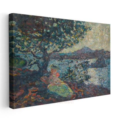 Henri Martin - Sahil Manzarası Kanvas Tablo