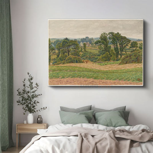 Camille Pissarro - Kırsal Manzara Kanvas Tablo