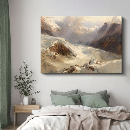 J.M.W. Turner - Mer de Glace Kanvas Tablo