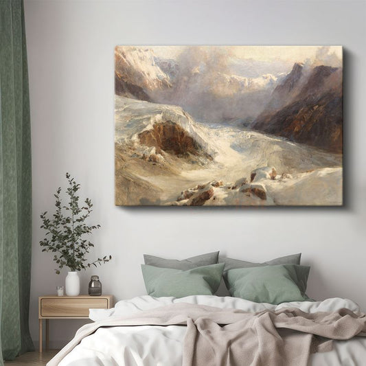 J.M.W. Turner - Mer de Glace Kanvas Tablo