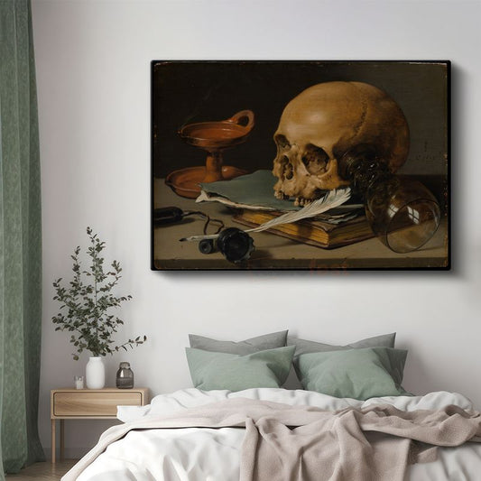 Pieter Claesz - Vanitas Still Life Kanvas Tablo