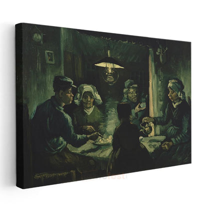 Vincent van Gogh - Patates Yiyenler Kanvas Tablo